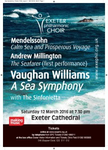 Exeter Philharmonic Choir Concert Poster