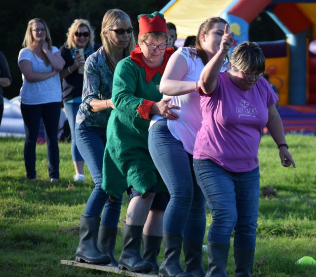 Summer party welly game